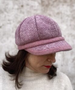 GORRA LANA ROSA
