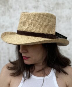 SOMBRERO GAMBLER RAFIA