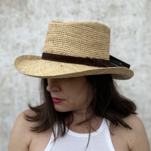SOMBRERO GAMBLER RAFIA