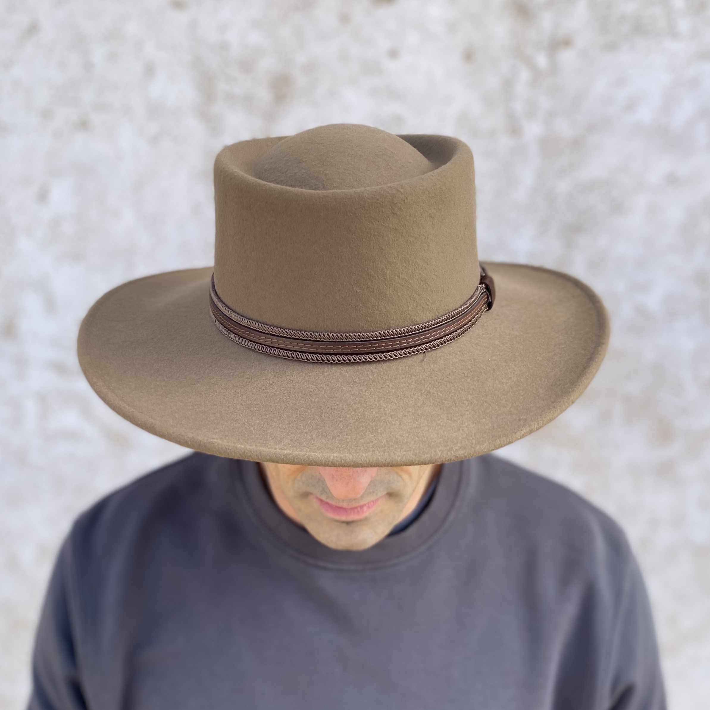 SOMBRERO GAMBLER CAMEL - Imagen 2