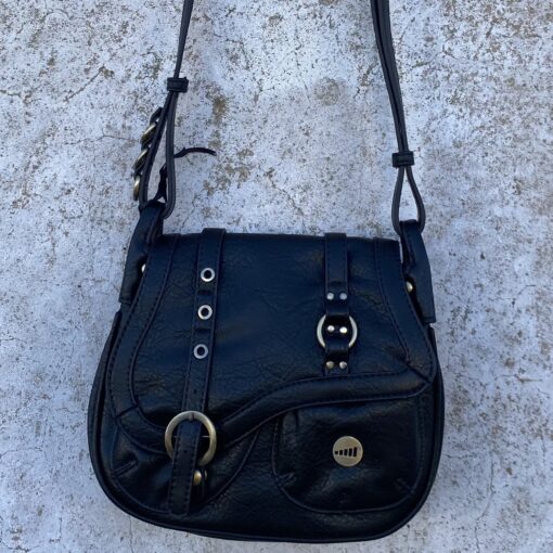 BOLSO BANDOLERA CUE NEGRO - Imagen 2