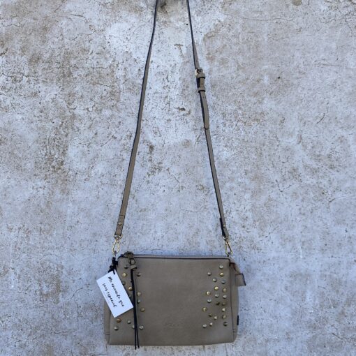 BOLSO BANDOLERA PU TAUPE