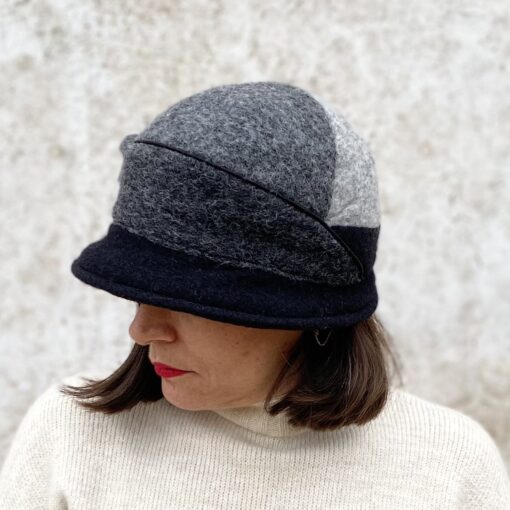 GORRO LANA GRIS LAZO - Imagen 3