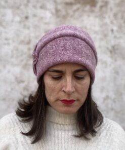Alternative view of GORRO LANA ROSA